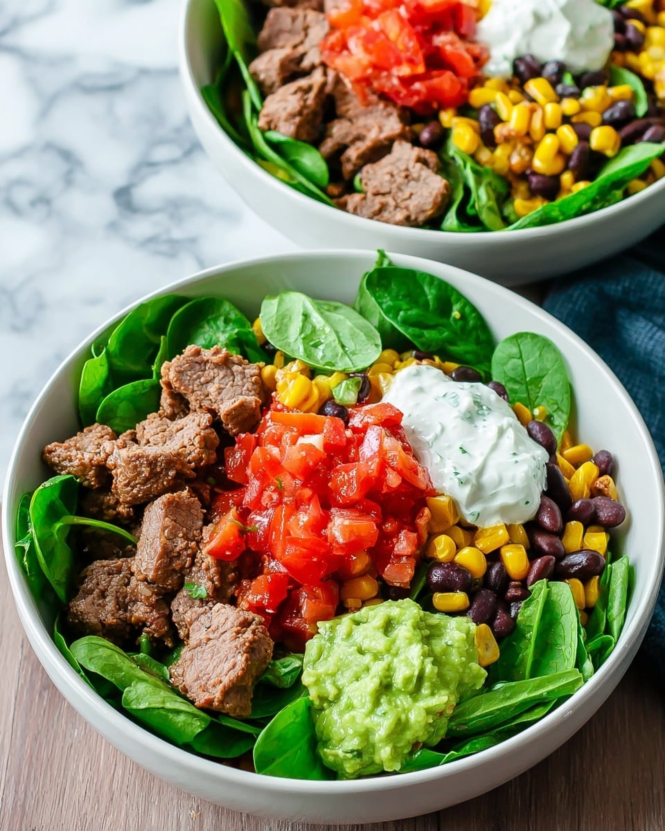 Master the Steak Burrito Bowl: Marinated Sirloin & Fresh Fixings